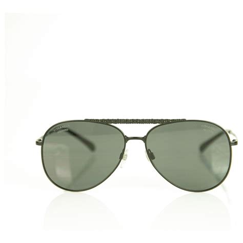 chanel 4231 sunglasses|CHANEL Metal Pilot Aviator Sunglasses 4231 Black.